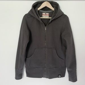 American Giant Classic Full Zip Hoodie Iron Gray